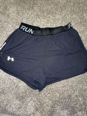 LG Black Women's Athletic Running Shorts with Logo Waistband